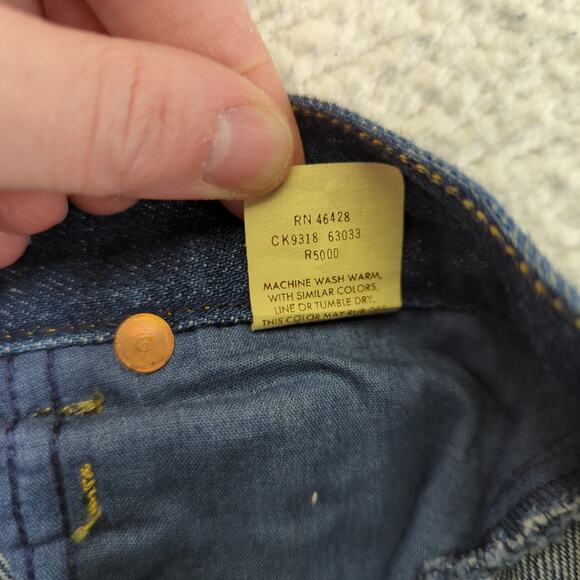 Vintage Sears Jeans High-rise Straight Leg Women's 14 Modern Size 8 Rigid Denim - Picture 9 of 9